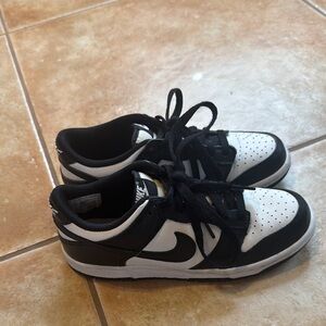 Nike Kids Black and White Sneakers
